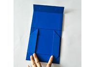 Giysi Hazır Giyim için Saf Koyu Mavi Renk Katlanır Hediye Kutuları Tedarikçi