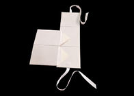 Şerit Açık / Kapanmalı Beyaz Karton Kare Düz Katlanır Kutular Tedarikçi