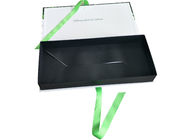 Geri dönüşümlü Yeşil Katlanır Karton Sunum Kutuları Kurdele ile Özel Spot UV Logosu Tedarikçi