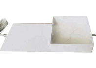 Katlanır Karton Kağıt Hediye Kutusu Beyaz Şerit Dikdörtgen Şekil Pantonu Baskı Tedarikçi