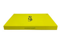 Sarı Renk Kitap Şekilli Hediye Kutusu, Manyetik Catch ile Karton Flip Top Kutuları Tedarikçi